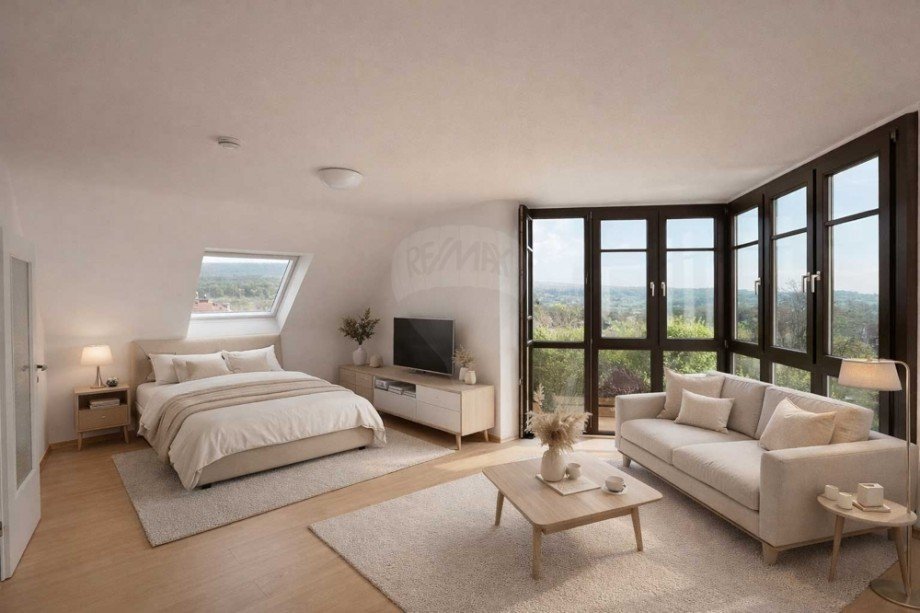 Digital-Staging-Wohnen-2 Etagenwohnung Bad Homburg vor der H�he / Kirdorf