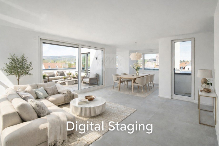 Wohn-/Esszimmer Penthousewohnung Bad Homburg vor der H�he / Kirdorf