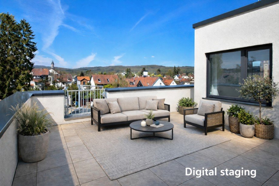 Terrasse Penthousewohnung Bad Homburg vor der H�he / Kirdorf