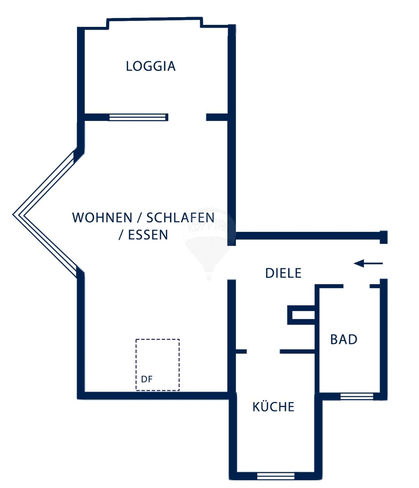 Grundriss-DG Etagenwohnung Bad Homburg vor der H�he / Kirdorf